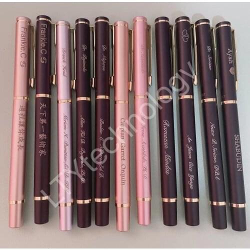 Personalized Pen laser engraved with name image wishes best gift for lover friend teacher family