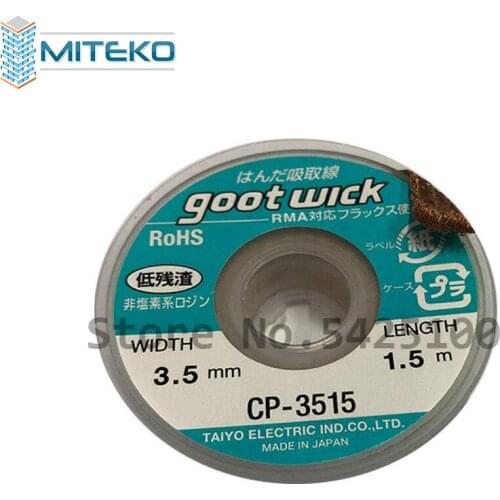 Goot Wick Solder Wick Remover BGA Desoldering Braid Wire Sucker Soldering Accessory BGA Absorption Line