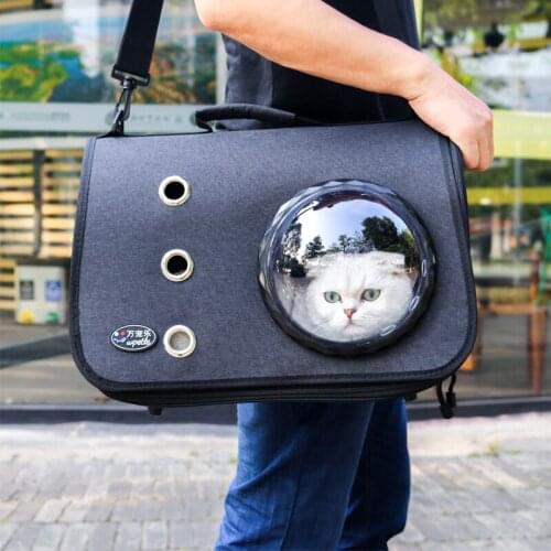 Pet Dog Bag Goes Out To Carry Transparent Backpack Space Capsule