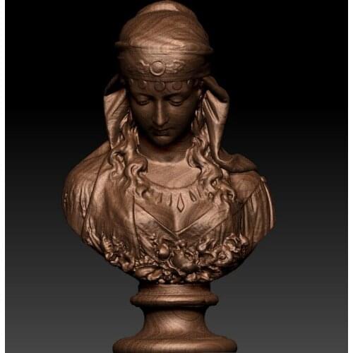 3D relief model for cnc in STL file format Gypsy Girls