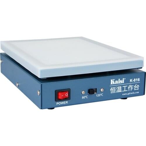 Kaisi LCD Screen Separator Heating Platform 110/220V Glass Removal Smooth Plate Screen Separator Lcd Repair Machine