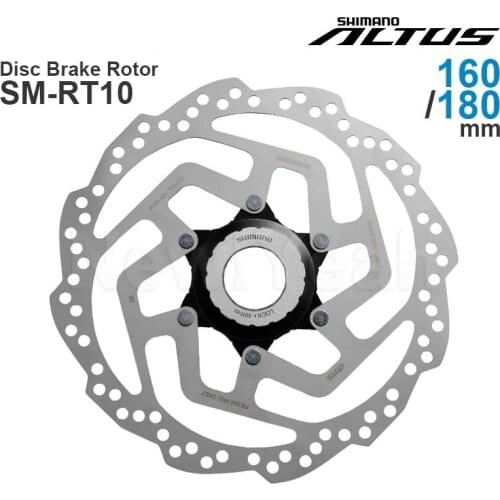 SHIMANO ALTUS M2000 SM-RT10 Disc Brake Rotor - CENTER LOCK - 180/160 mm Original Parts