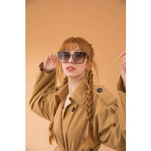 Vintage Oversize Square Dieh Leopard Sunglasses 2021 New Season Different Model Fashion Trend Ladies High Quality Sunglasses