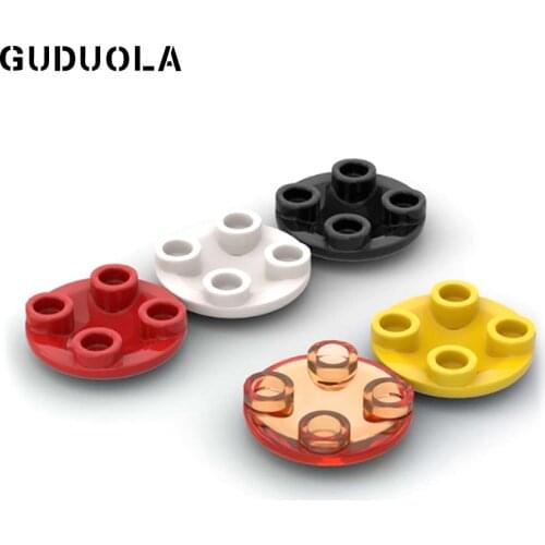 Guduola Special Plate 2 x 2 Round with Rounded Bottom 2654 Building Block MOC Assebly Toys Small Particle 80pcs/LOT