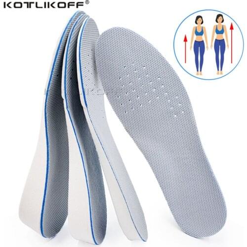 Invisible Height Increase Insole High-Elastic Heighten Heel Insert Pads For Shoes Men/Women Light Weight Height Increase Insoles