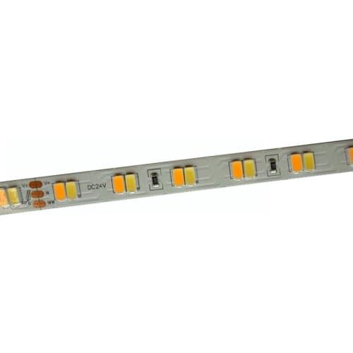 5mX Super CRI 90 5630SMD LED strip double color CW+WW color temperature adjustable DC24V input 112LED/m express free shipping