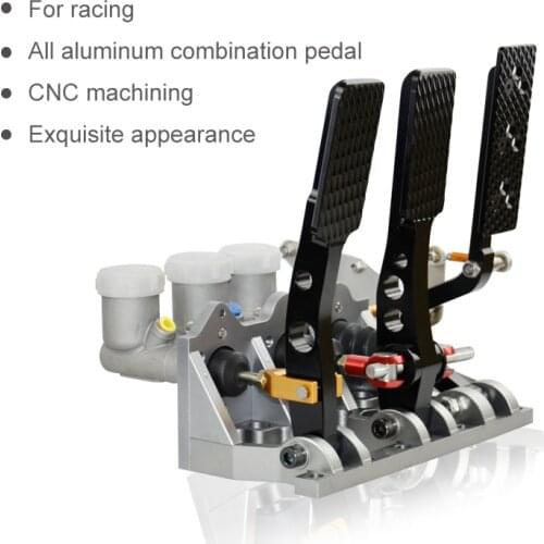 HIGH QUALITY SPECIAL OFFER Master Cylinder 0.75 Hydraulic Clutch Brake Bias Floor Mounted Pedal Box Kit