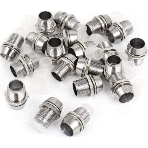 WSFS Hot Sale 20 Pcs Copper 5mm Light Emitting Diode LED Holder Mount Panel Display