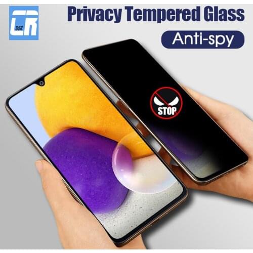 Privacy Anti-spy Tempered Glass for Samsung Galaxy A51 A71 A52 A72 A32 A42 A12 A21 F12 F02 M12 M02 M31 M21S M51 Screen Protector