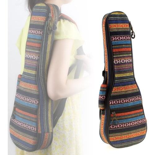 21 Inch 23 Inch Ukulele Backpack Small Guitar Hand Portable Bag Beautiful Soft Pad Cotton Thickening Folk Style Case Cover