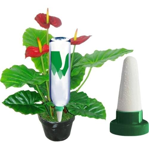 Hot 4Pcs Ceramic Self Watering Spikes Automatic Plants Water Drip Irrigation Tools