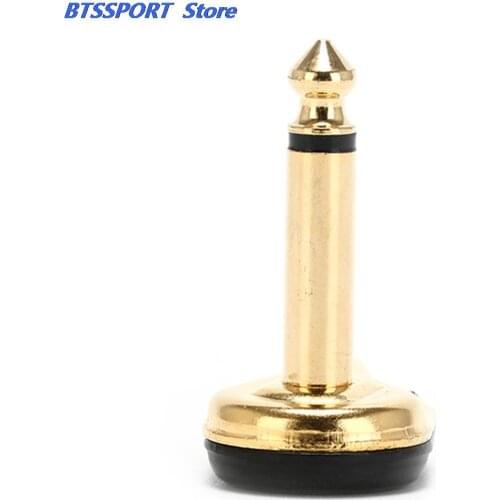 6.35mm Mono Jack Right Angle Plug Flat Male Guitar Effects Pedal Connector