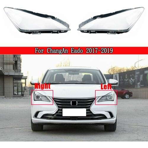 Lampshade Headlamp Cover Transparent Lampshade Headlight Cover Shell Lamp Shade Lens For ChangAn Eado 2017-2019 Auto Lamp Case