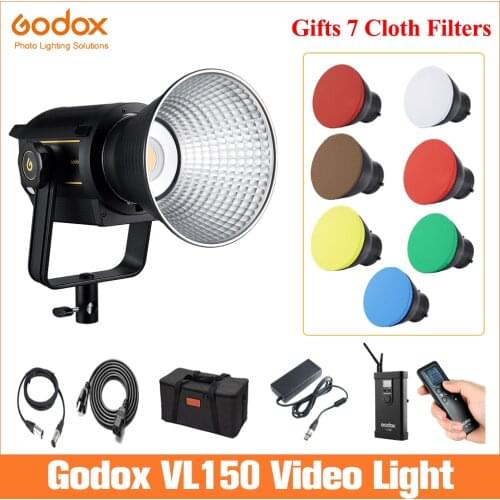 Godox VL150 LED Video Light VL-150 150W 5600K White Version Continuous Output Bowens Mount Studio Light