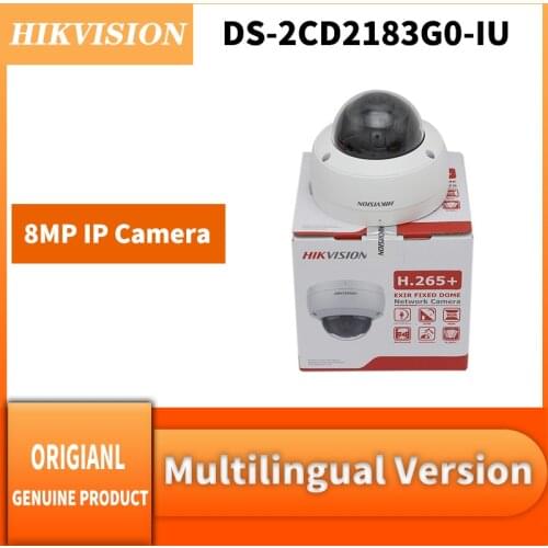 Hikvision DS-2CD2183G0-IU 8MP IR Fixed Dome Network Camera