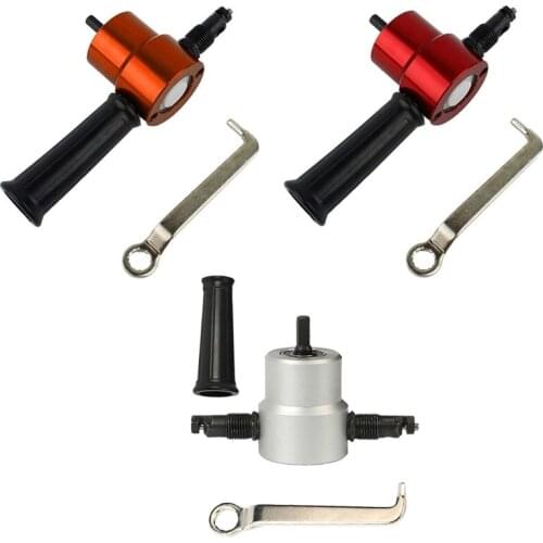 Tool Parts Professional Nibble Metal Cutting Double Head Metal Sheet Cutter Saw Cutter Drill Attachment