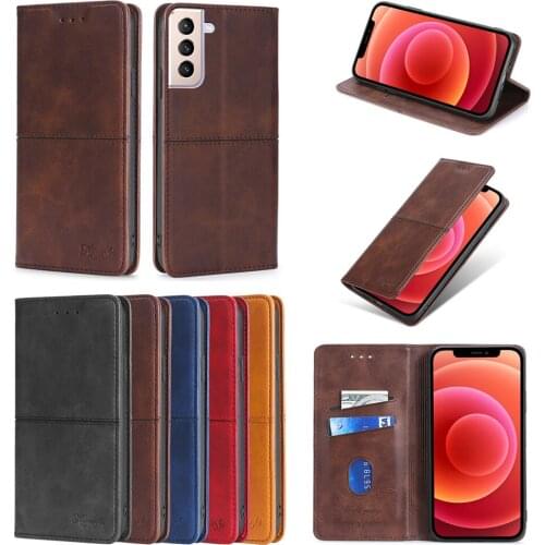 Leather Wallet Case for Samsung Galaxy A42 A01 Core A70E A11 A21S A20S A01S A71 A51 Note 20 Ultra Plus M31S M21 S20 Lite Fundas