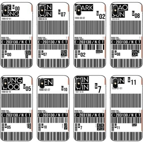 Kpop NCT Plane ticket design Phone Case For Samsung Galaxy A71 A70 A60 A51 A50 A41 A40 A31 A30 A20E A21S A12 A10 A7 A5 A3