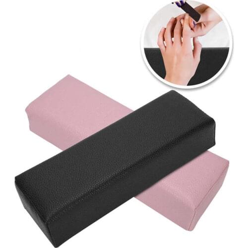 Professional Salon Nail Art Cushion Manicure Table Nail Art Hand Rest Pad Pillow Manicure Hand Pad Pu Leather Washedable