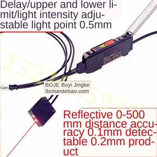 Laser fiber amplifier reflection sensor ER2-22LV LV-200 NPN output