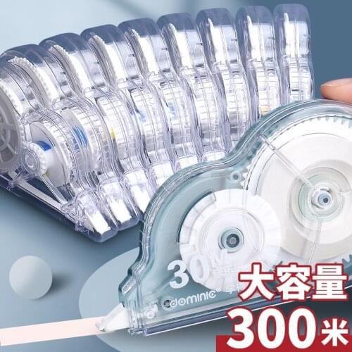 300 Meters Cute Kawaii Solid color High capacity Tape Schoo Office White Out Corrector Student Kids Gifts Stationery Supplies