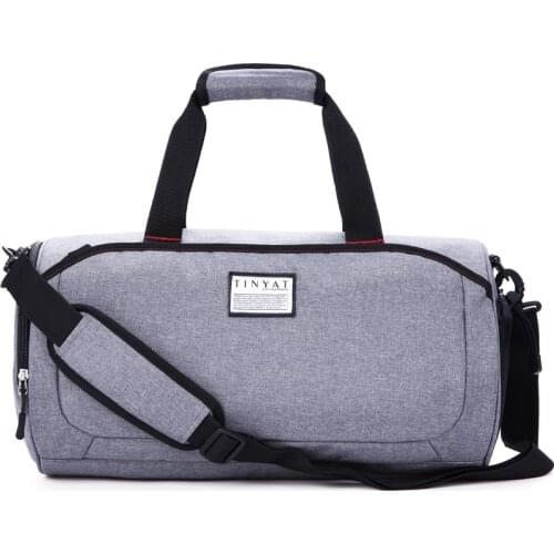 Mens and womens Sports Drum Fitness Bag Yoga Bag Single-shoulder Bag Folding Luggage Bag Carry-on Big Capacity Bag