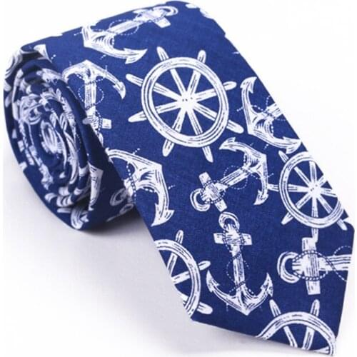 Printed Cartoon Cotton Tie Mens Unisex Personality Animal Pattern Suit Shirts Accessories Occident Fashion Cotton Necktie