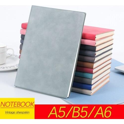 New Diary Planner Notebook Thickening School Office Supplies Cute Retro Soft Copy Simple Notepad Christmas Gift 100 Pages