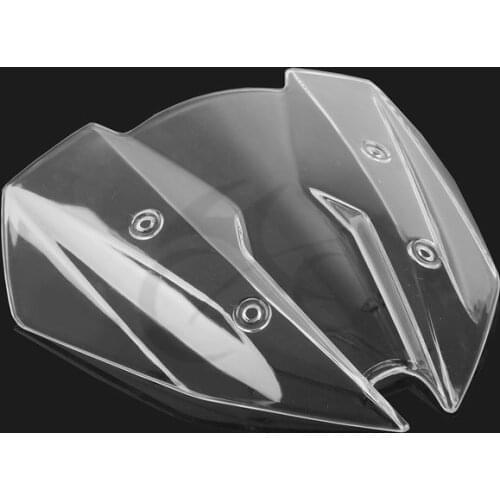 New Clear Windscreen Windshield Wind Screen For Kawasaki Z250 2013-2014 13 14