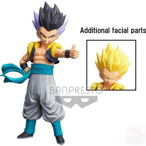 BANDAI Banpresto Original DRAGON BALL Gotenks Figure Grandista Anime Model Doll Toys Gifts BP16973