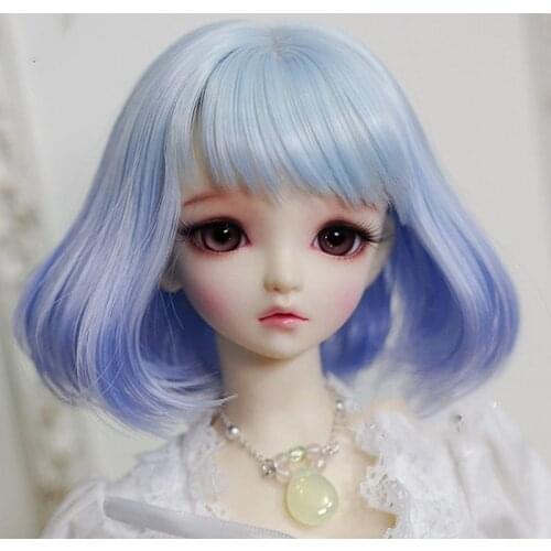 1/3 1/4 1/6 BJD Wig Fashion Doll Wig for MSD MDD Minifee Sd Yosd Blythe Doll Accesories,Short Doll Wig for Dolls
