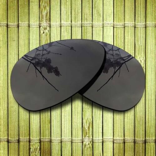 Polarized Replacement Lense For-Oakley Crosshair S Sunglasses Frame True Color Mirrored Coating - Black Options