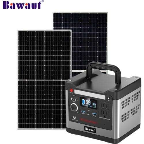 Portable Power Station 300W Solar Energy System with LFP Lithium Battery Outdoor Built in Inverter