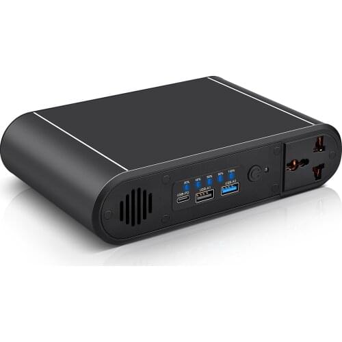 30000mAh Type-C PD USB AC DC 12W/18W/45W/120W Power Bank for Laptop, Quick Charge Portable Laptop Power Bank