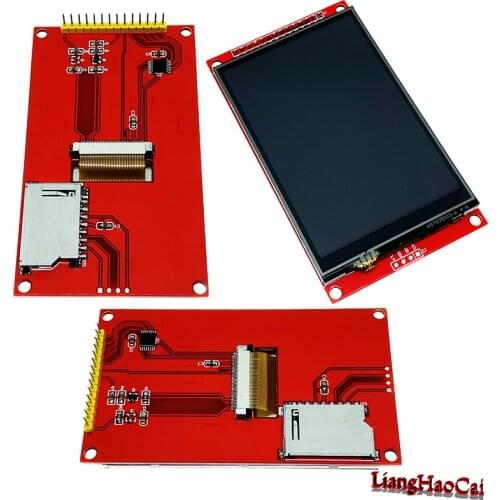 IPS HD 3.5 inch SPI serial LCD module 480*320 TFT module ILI9486 ILI9488 ILI9481 wide view 4 wire Touch panel 65K color adapter