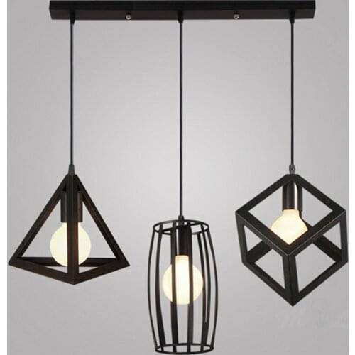 Simple Iron Lamp for Living Room Pendant Light Dining Room Hanging Lamps Home Deco Suspension Luminaires Kitchen Fixtures Abajur