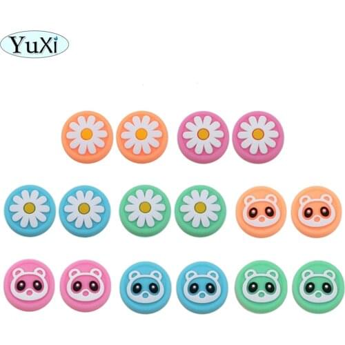 YuXi 2pcs Joystick Silicone Cap for Nintend Switch Joy-Con Controller Analog Sticks Skin for Nintend Switch Joy Con Thumb Grip