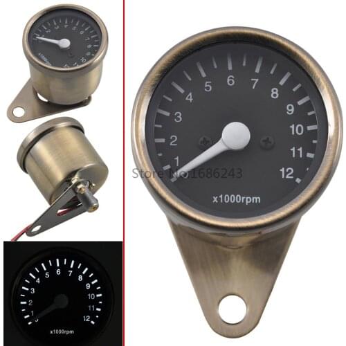 LED Backlight Motorcycle Tachometer Meter Tachometer Gauge Rev Counter Speedometer For Honda Kawasaki Yamaha Suzuki