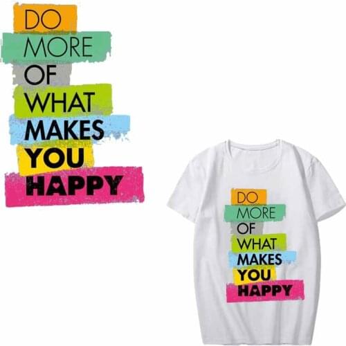 Fashionable Letter Patch for Clothing Heat Transfer Vinyl A-Level Washable Iron Stickers on T-shirt DIY Applique Thermal Press