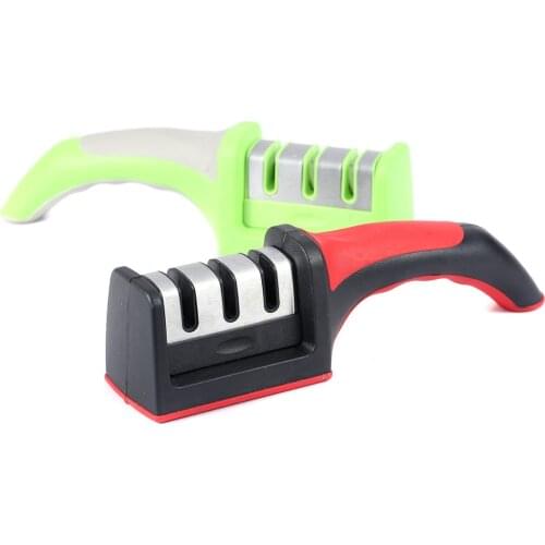 Sharpeners Three Stages Diamond/Ceramic/Tungsten Steel Knife Sharpener Sharpening Stone Household Sharpener Kitchen Knives Tools