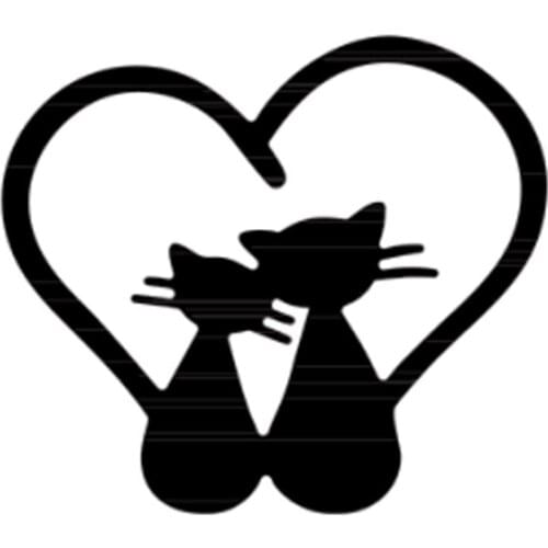 Cutting Dies Cute Cat Couple In Love For DIY Scrapbooking Embossing Album Paper Cards Dies 2021 New