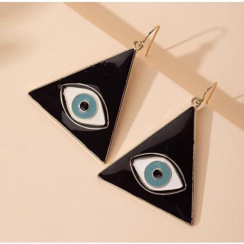 Geometric wild womens oil drop earrings enamel glaze butterfly earrings