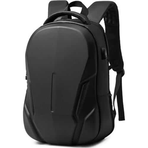Hard shell business backpack anti theft password lock computer bag racing laptop tablet storage handbag travel suitcase school
