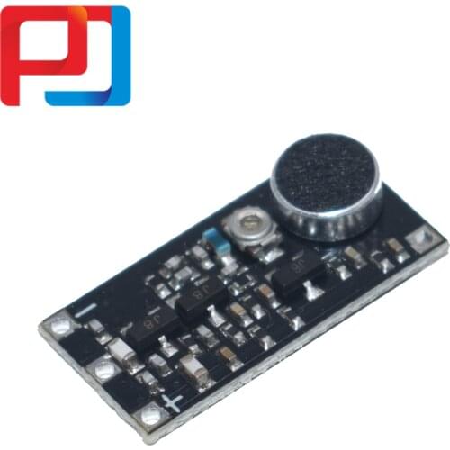 1PCS 88-115MHz FM Wireless Microphone Surveillance Transmitter Module Board For Arduino Adjustable Capacitor DC 2V 9V 9mA