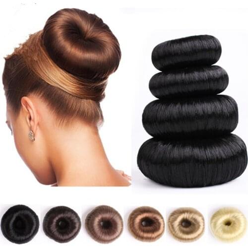 1PC Hair Styling Wig Donut Hair Ring Bun Fashion Elegant Women Ladies Girls Magic Hair Styling Tools Accessories