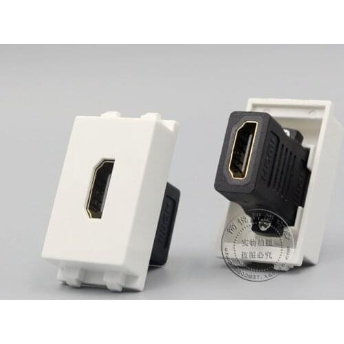 128 Type HDMI Information Module Connector Socket Computer Outlet Adapter