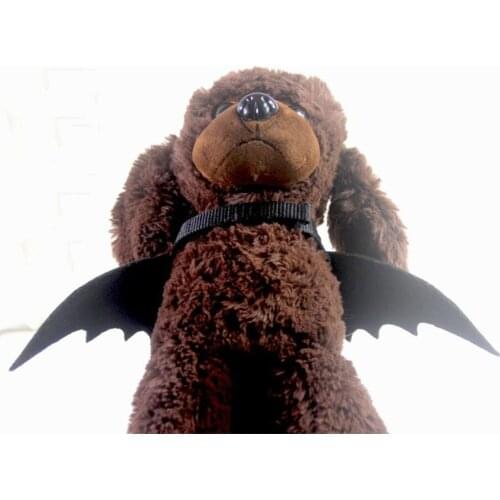 30pcs/lot Pet Bat Wings Dog Cat Harness and Leash Creative Pet Gifts for Halloween Factory Wholesale
