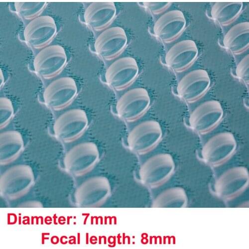 405/445/520nm Laser Collimating Lens 7mm 8mm Focus 8mm 11mmDiameter Aspheric Glass Lens