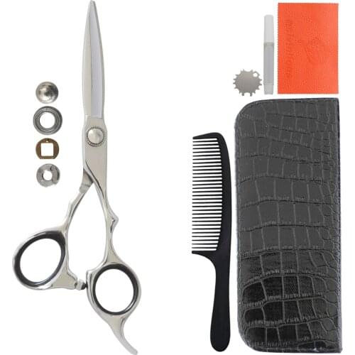 5.75" Professional Japan 440C Slide Cut Bearing Screw Salon Hair Scissors Razor Hairdressing Scisor Haircut Shears