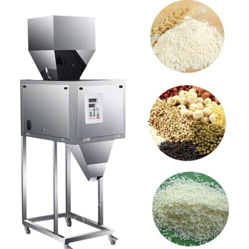 Food Automatic Desktop Weighing And Placing Machine Medicine Rice And Peanut Granule Material Power Packing Machine